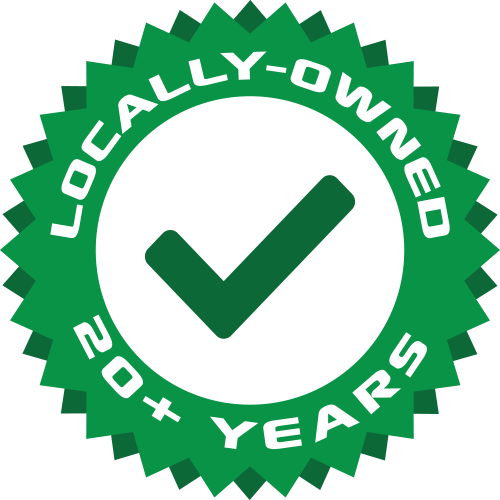 20+ Years Locally Owned Badge