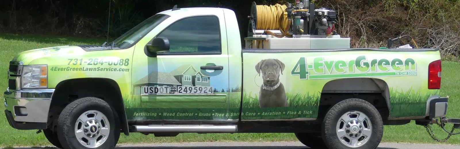 4-EverGreen Lawn Truck